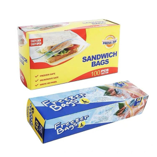 厨房常备品出口欧美加厚保鲜袋厨房自封食品袋冰箱食物解冻袋