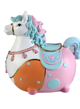 生肖马树脂大容量存钱罐