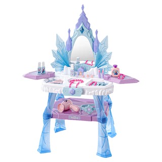 冰雪奇缘魔法儿童梳妆台玩具迪士尼女孩爱艾莎公主化妆桌生日礼物