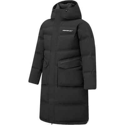 李宁户外CF溯防泼水男女长羽绒服