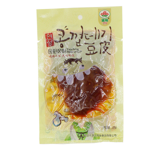 延边/特产美食小吃甜味零食延城小菜香辣【花豆皮】辣片 30袋包邮