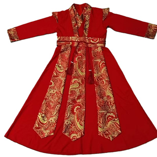 古风红色汉服女演出服花木兰雪龙吟舞蹈侠客风古装江湖夜雨十年灯