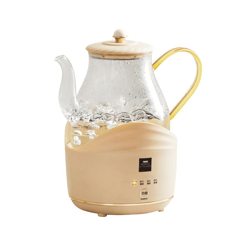康寧全玻璃燒水壺恒溫壺一人迷你煮花茶2025新款辦公室小型養(yǎng)生壺