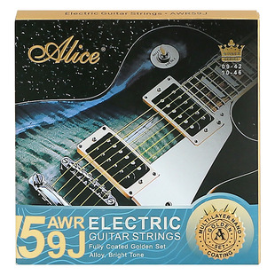 Alice爱丽丝AWR59J电吉他琴弦一套6根专业电吉他弦全套弦线一弦1