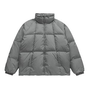 Teflon 特氟龙三防吐司羽绒服2024秋冬新品90绒纯色高领夹克外套