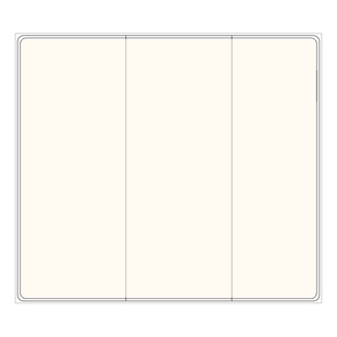 本子事多 一年事典三年时光书专用透明保护书衣 防水耐磨封套