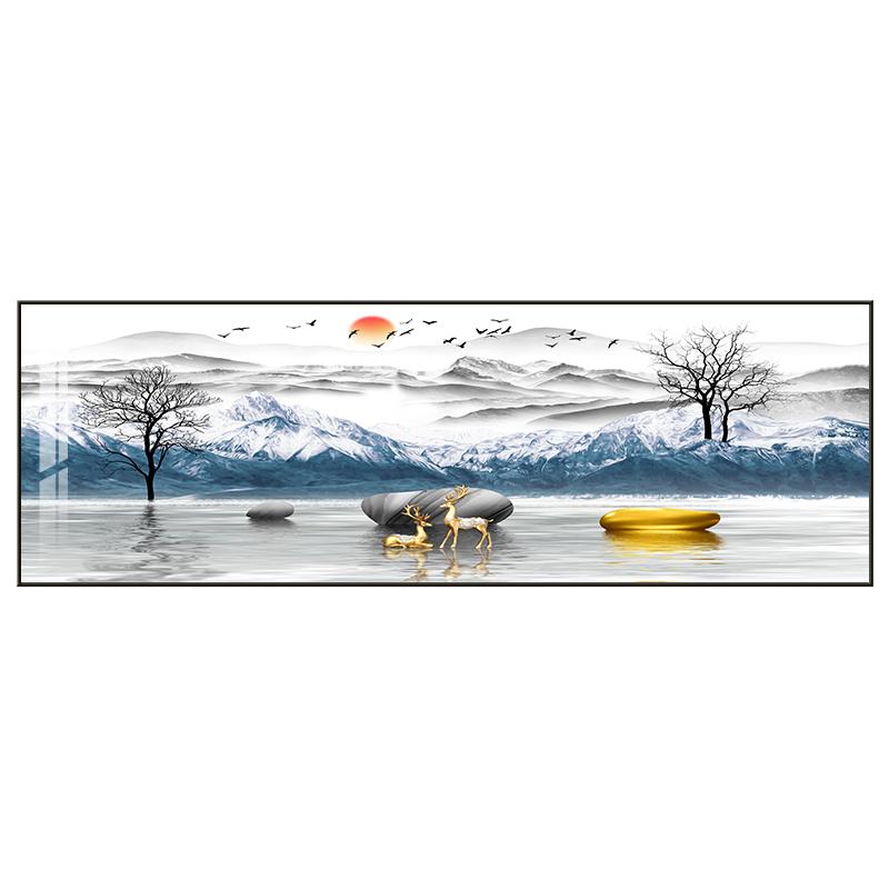 字字情现代简约办公室客厅装饰画