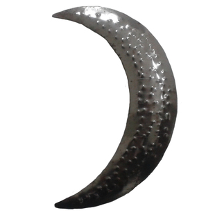 欧世艺铁花铁艺冲压配件批发A336&抽象艺术·凹凸点弯月亮 上弦月