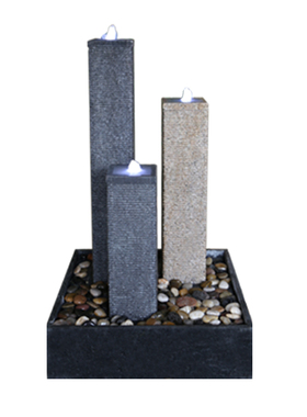 中式风摆件阳台庭院石材水景喷泉