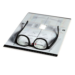 测量眼镜镜片眼科医院维修配镜工具面弯前倾角外张角镜框调整垫板