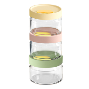 超轻玻璃饭盒可微波炉加热专用带盖密封盒汤碗保鲜盒食品级小餐盒