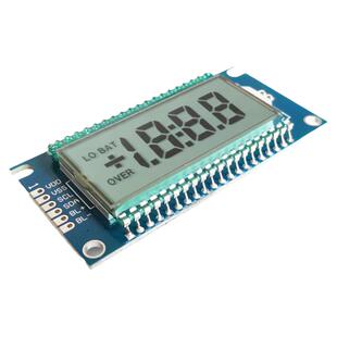 IIC接口TN宽温段码LCD液晶模块低功耗3位半数显仪表显示屏QYM803