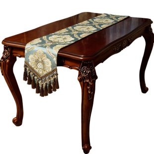 桌旗轻奢高端欧式奢华美式高级感茶几电视柜布艺茶桌新中式餐桌布