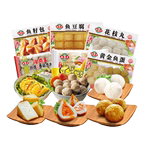 海霸王火锅丸子麻辣烫食材鱼豆腐鱼籽包鳕鱼蟹味柳黑虎虾滑6包