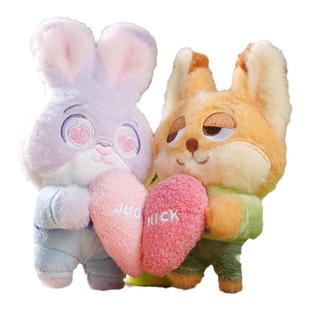 迪士尼 Potdemiel蜂蜜罐朱迪磁吸告白书包挂件情侣女礼物毛绒玩偶