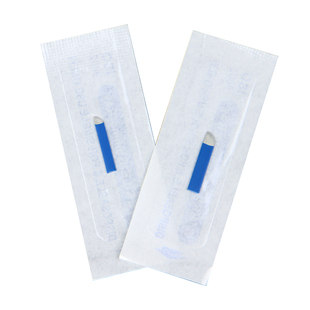 中国蓝纹绣针片正品 野生线条手工纹绣刀片纹眉绣眉 蓝皮14针18针