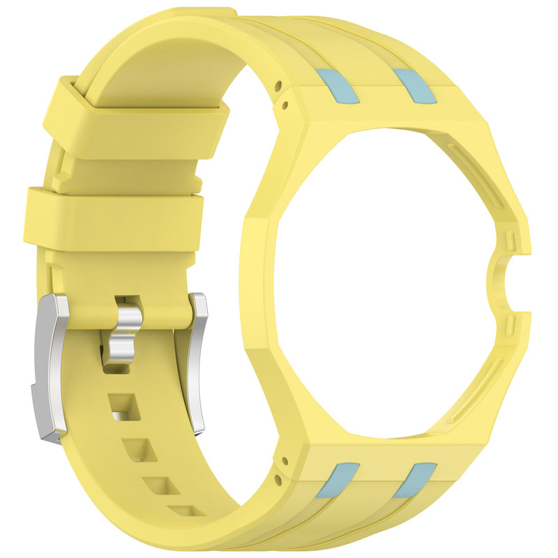 适用Swatch爱彼联名一体硅胶表带