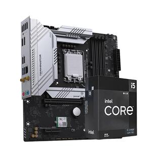 英特尔i5 14600kf/12600kf/12490f盒装搭铭瑄b760系列主板cpu套装