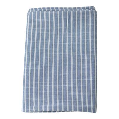 新品出口日系牛仔色织棉麻布料