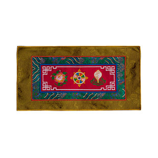 金刚杵法器垫贲巴壶曼扎底垫佛塔佛像底座垫金刚橛布垫桌布