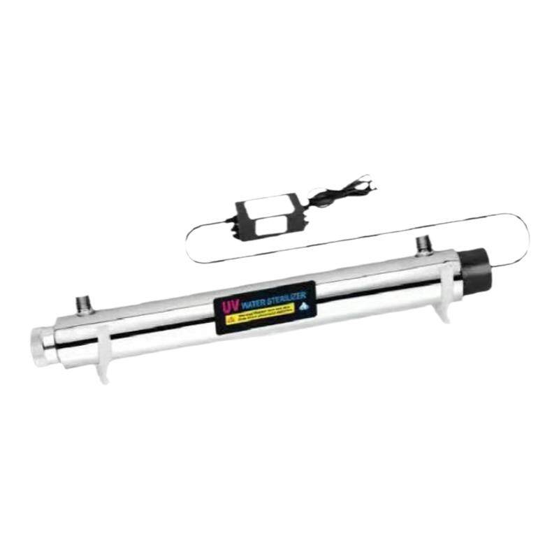 110V/220V管道式净水UV杀菌灯自来水处理设备过流式紫外线杀菌器