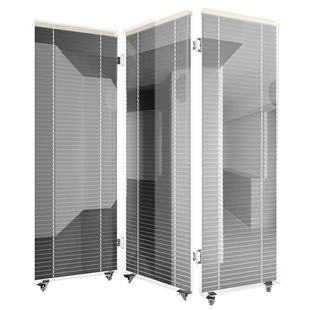 非必要不合作&许晓东 空气屏高级感百叶帘亚克力屏风工作室美术馆