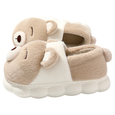 踩屎感冬天棉拖鞋女款家居可外穿