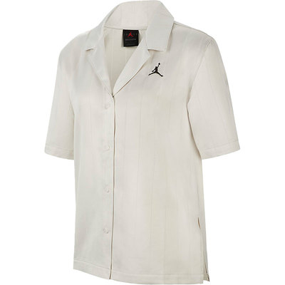 Nike/耐克正品JORDAN 女子休闲运动衬衫短袖T恤 DM5229-104