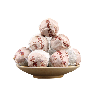 普洱茶糯米香熟茶龙珠独立小包装云南特产500g散称自己喝熟普茶叶