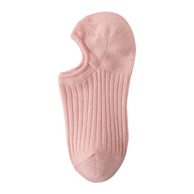 女士双针纯棉船袜透气不臭脚