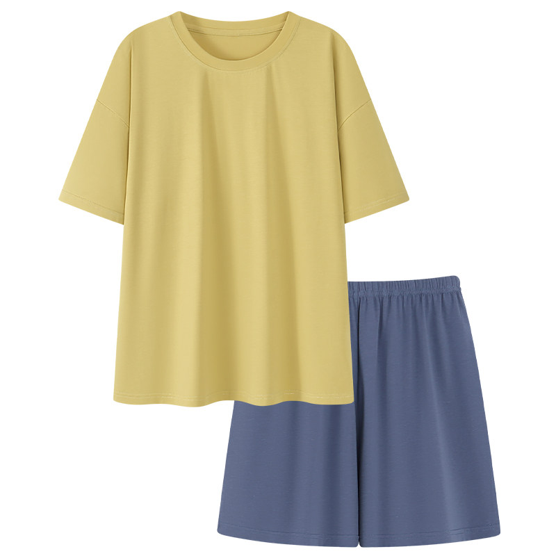 夏季女士莫代尔冰丝带胸垫家居服