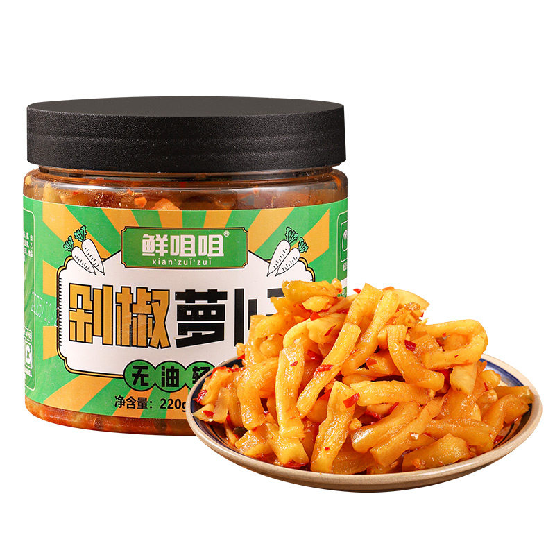 高山萝卜干220g剁椒味开胃下饭