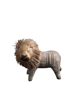 侘意思小威尼狮北欧开运摆件