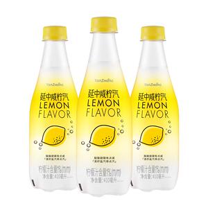 延中咸柠汽 410ml*12瓶/箱 上海柠檬碳酸饮料汽水