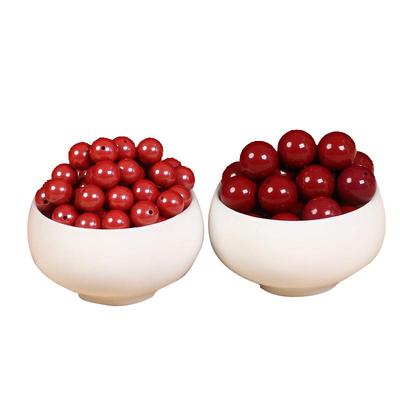 天然纯朱砂散珠帝王砂紫金砂圆珠