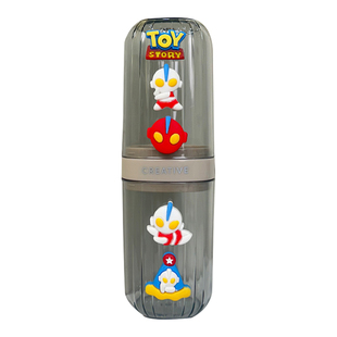 奥特曼儿童旅行洗漱套装漱口杯便携式牙刷盒牙杯牙桶牙具牙膏收纳