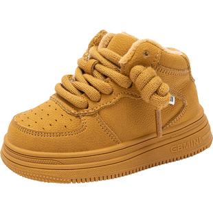 英贝米尼宝宝二棉鞋秋冬新款男童运动鞋保暖加绒儿童鞋子女童棉鞋