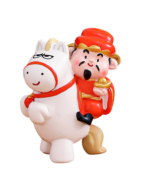 紫香凝2026财神驾到摆件