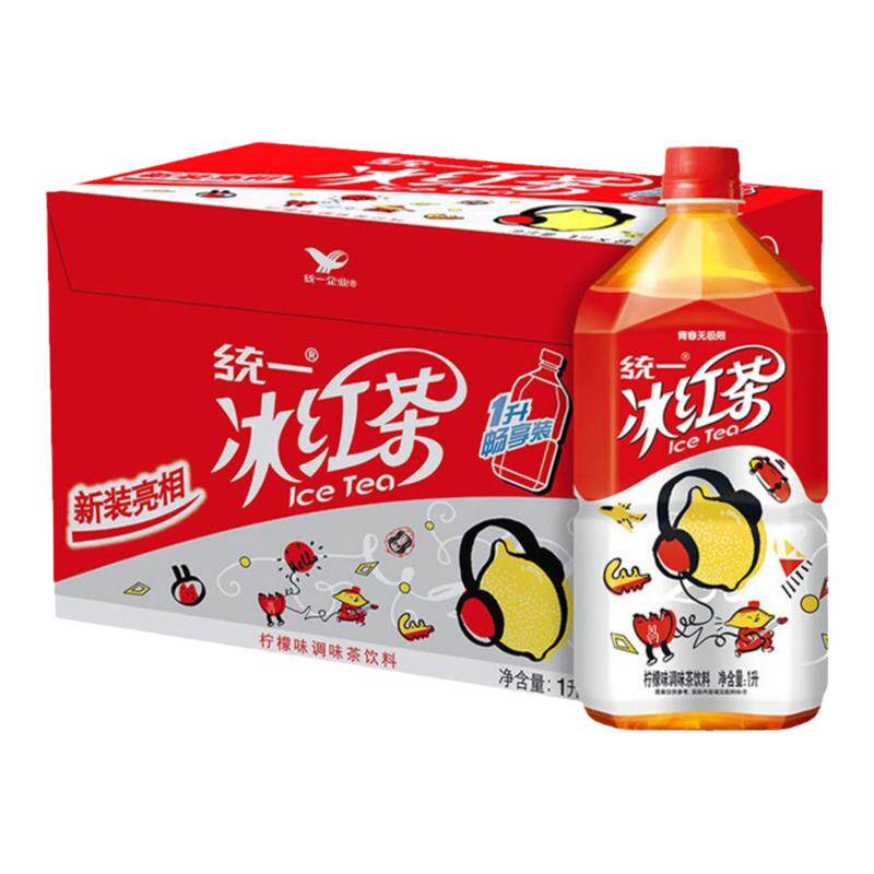 统一大瓶茶饮料1L下单9折
