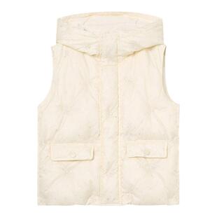 RBIGX瑞比克童装冬季新款洋气直充连帽羽绒服羽绒马甲