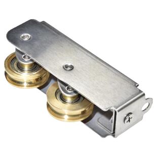 868-2000重型工程轮推拉移门铜滚轮不锈钢超顺滑静音轴承双铜滑轮