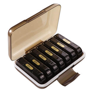 药盒密封七天便携一日三餐提醒早中晚一周大容量药品分装盒食品级