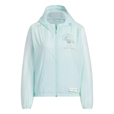 阿迪达斯女子运动休闲梭织防晒服