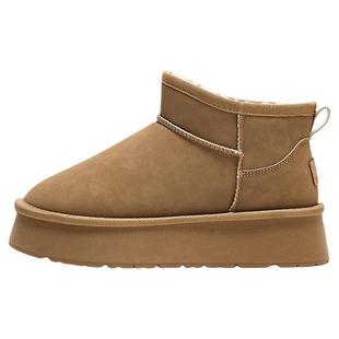 回力雪地靴女冬新款厚底加绒保暖棉鞋东北加厚防水止滑雪地棉女款