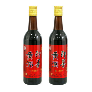 即墨黄酒经典十年陈酿黍米酒半甜型即墨老酒泡阿胶固元糕黄酒瓶装