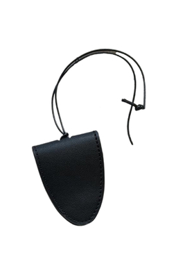 复古挂脖磁吸皮革眼镜夹项链百搭