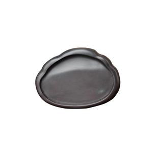 善琏湖笔端砚肇庆孤品小砚台可研墨天然原石高档书法专用老坑便携迷你砚台精品摆件小楷学生文房四宝