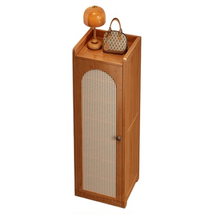 家用入户门口鞋柜大容量简约窄款多层立式小鞋柜楼道鞋架独立透气