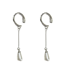 长款珠珠无耳洞耳骨夹女2025新款耳夹小众设计感耳环气质耳挂耳饰