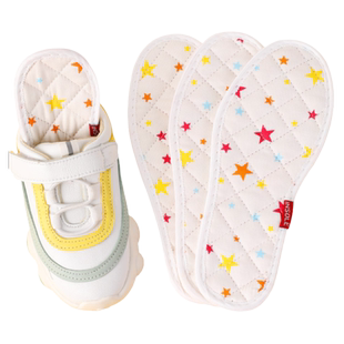 儿童鞋垫小孩专用棉布乳胶适配于安踏运动鞋薄款透气吸汗防臭女男